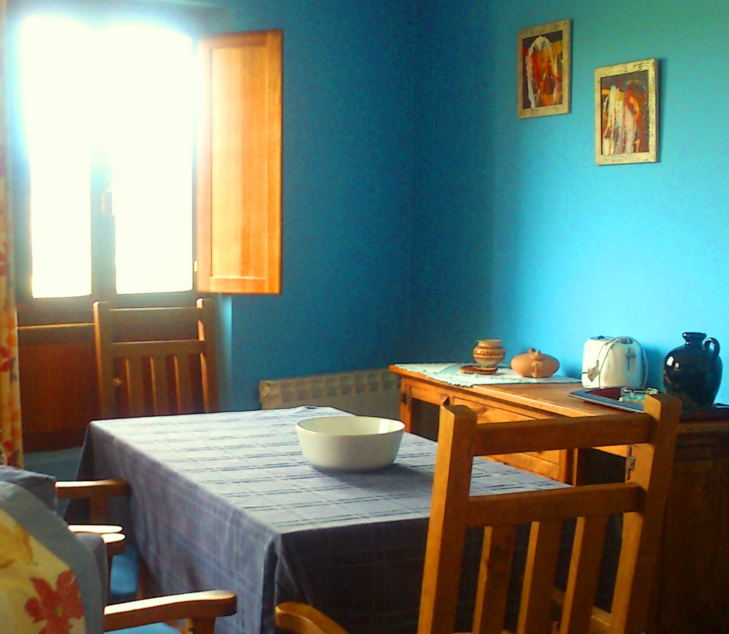 comedor azul